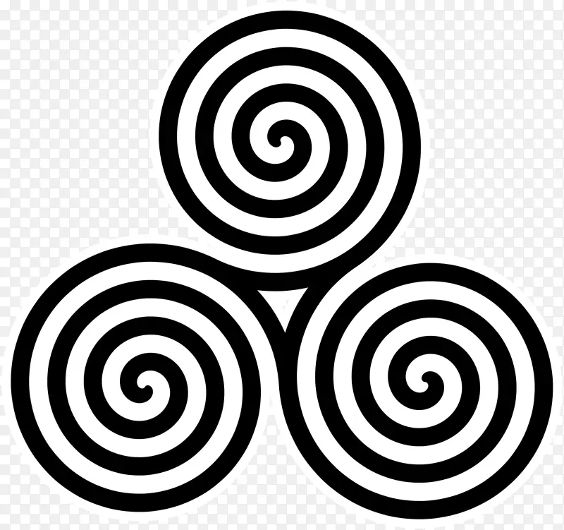 阿基米德螺旋符号凯尔特.幸运符号