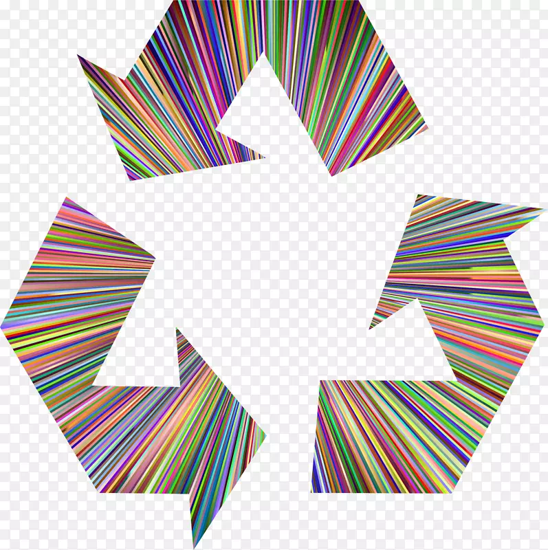 回收符号纸塑料回收