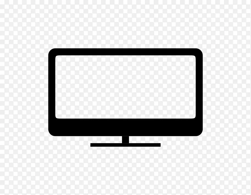 电脑图标电脑显示器电视显示装置-电视