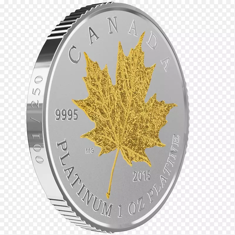 白金加拿大金枫叶-拉克希米金币