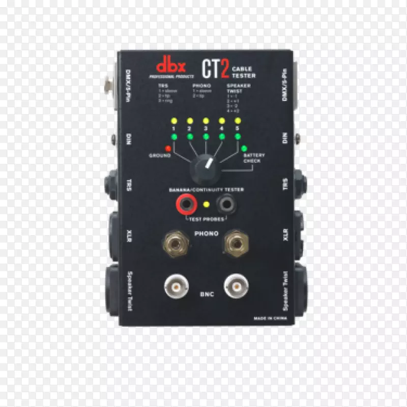dbx电缆测试仪rca连接器电缆均衡.音频盒
