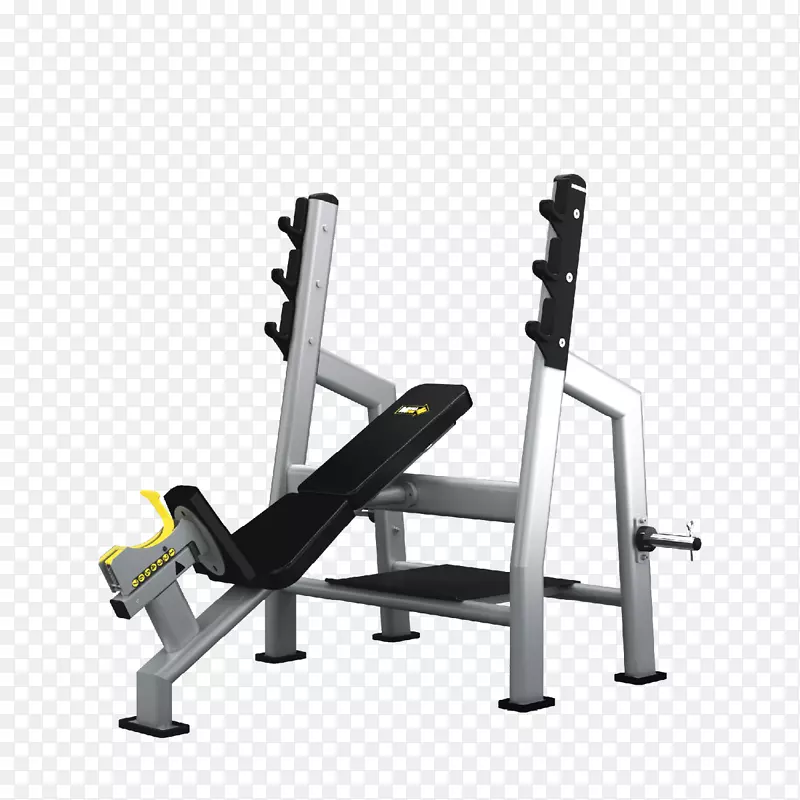 长凳压力机健身中心健身器材运动机器杠铃