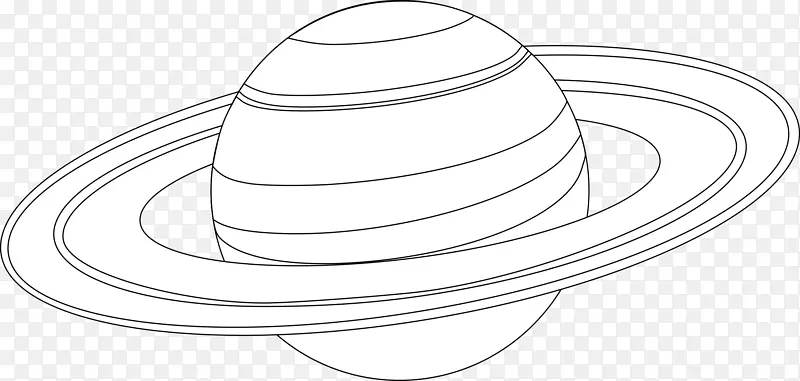 土星画剪贴画-木星