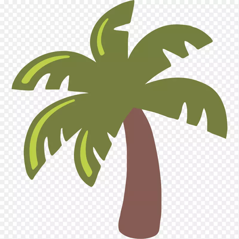 Emojipedia Noto字体iPhone电子邮件-椰子树