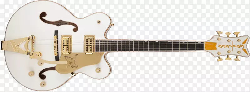 Gretsch白色猎鹰吉布森es-335 nmm展示吉他-吉他