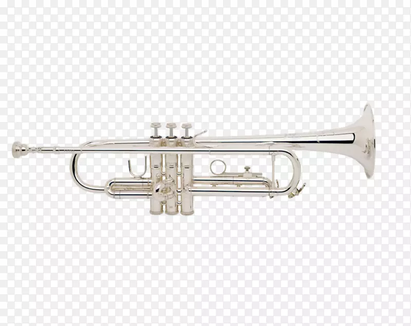 吹号文森特巴赫公司黄铜乐器喉舌乐器小号和萨克斯管