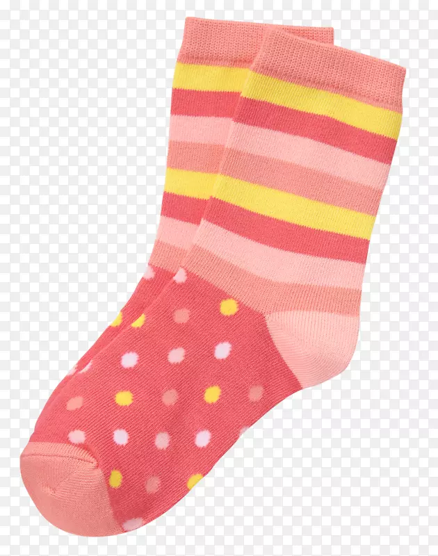 袜子是粉红色的桃子袜子