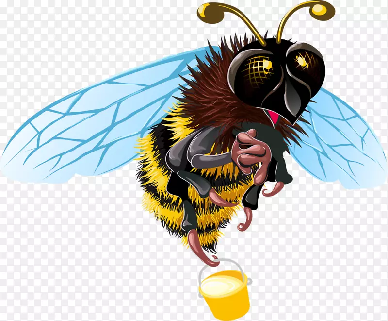 蜂巢免费剪贴画-蜜蜂