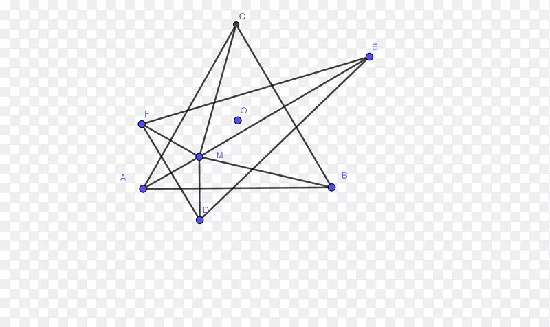 三角形圆线点三角形