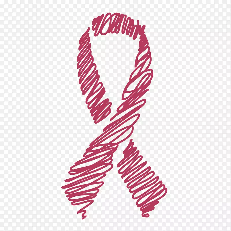 线围巾粉红m字体-癌症占星术