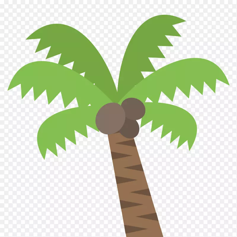 Emojipedia表情符号短信-棕榈树