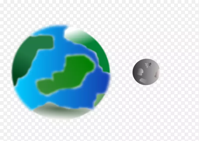 地球行星月球月相剪辑艺术-月球
