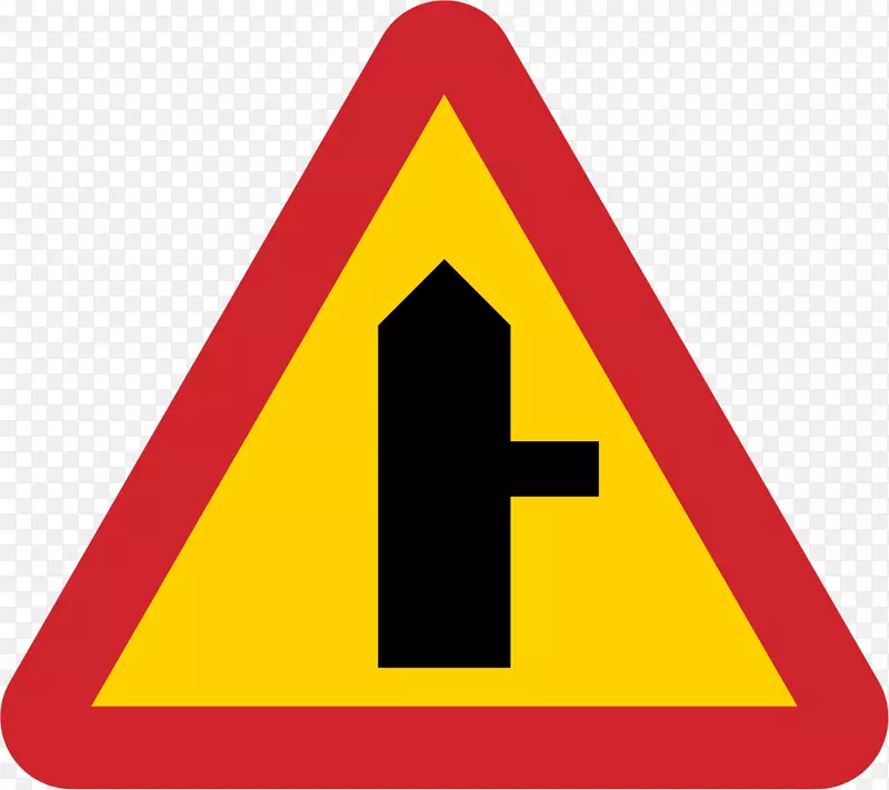 优先标志交通标志旁道警告标志-警告