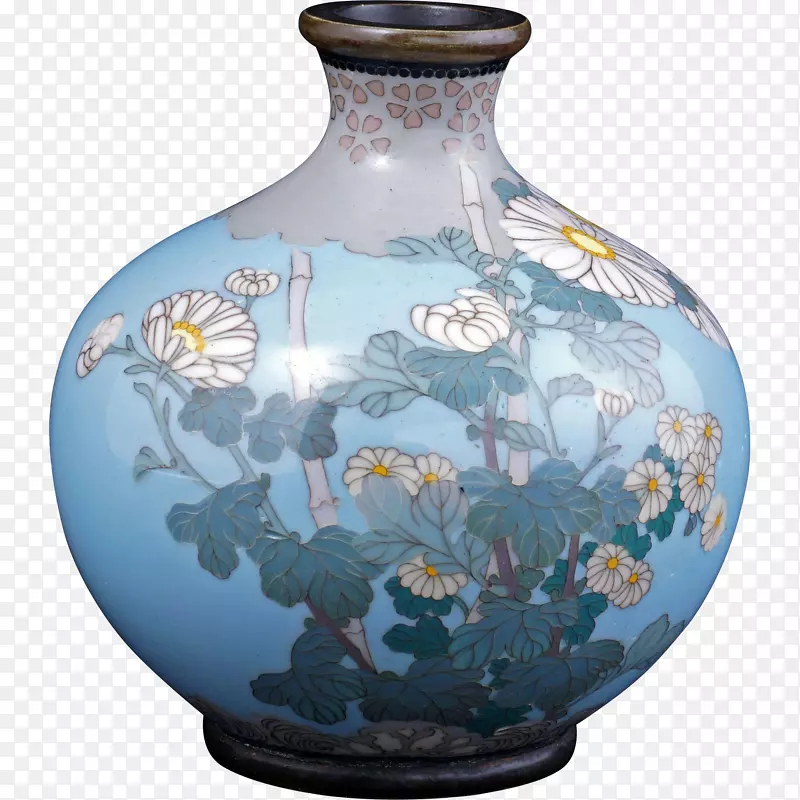 陶瓷花瓶青花陶花瓶