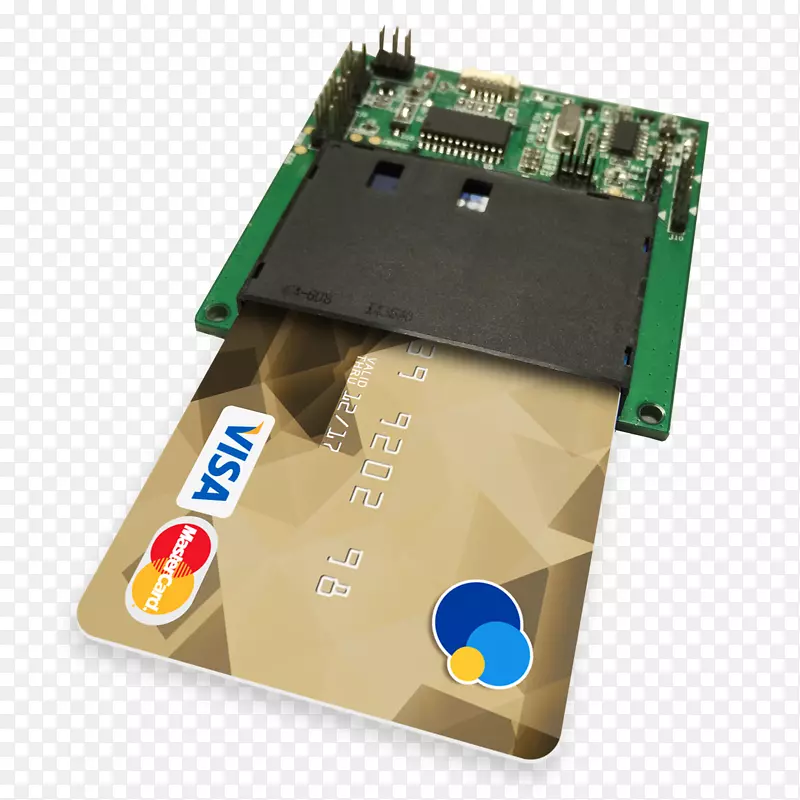 智能卡读卡器集成电路和芯片电子接线图.sim卡