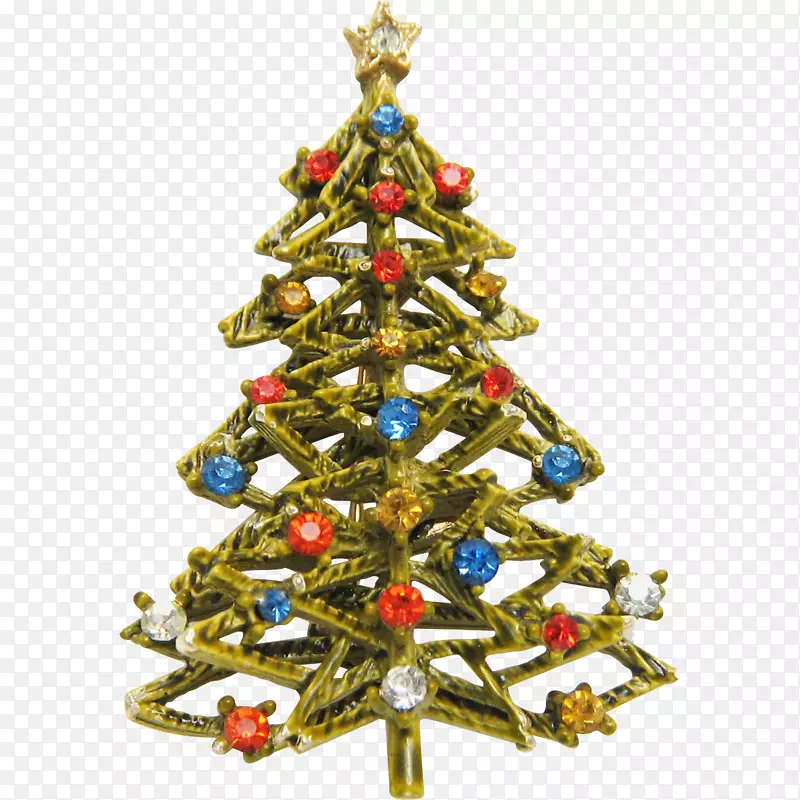 圣诞树，圣诞装饰品，云杉-圣诞树