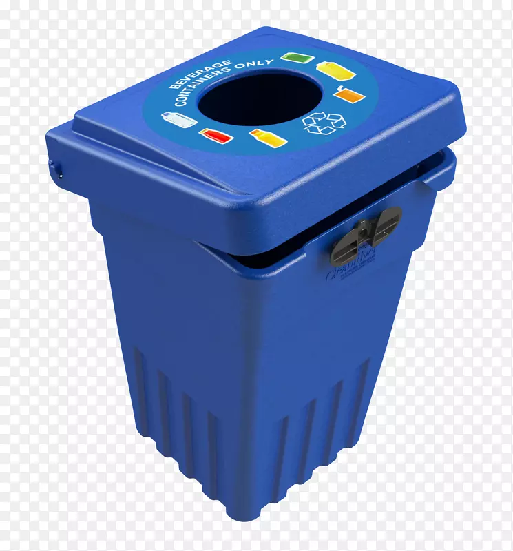 钴蓝塑料回收箱