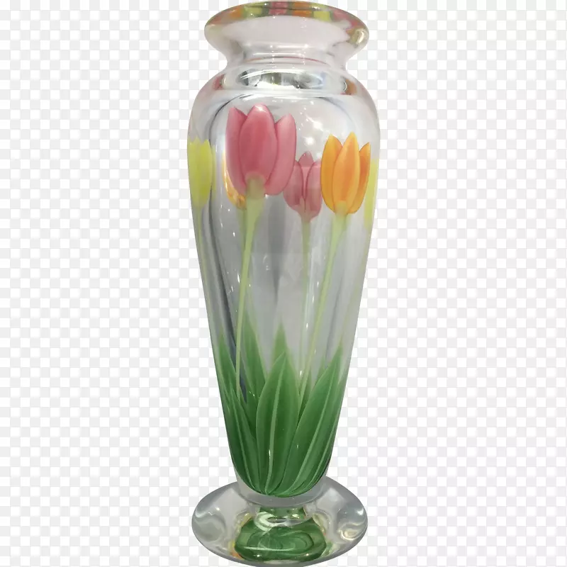 花瓶玻璃花盆工艺品花瓣花瓶