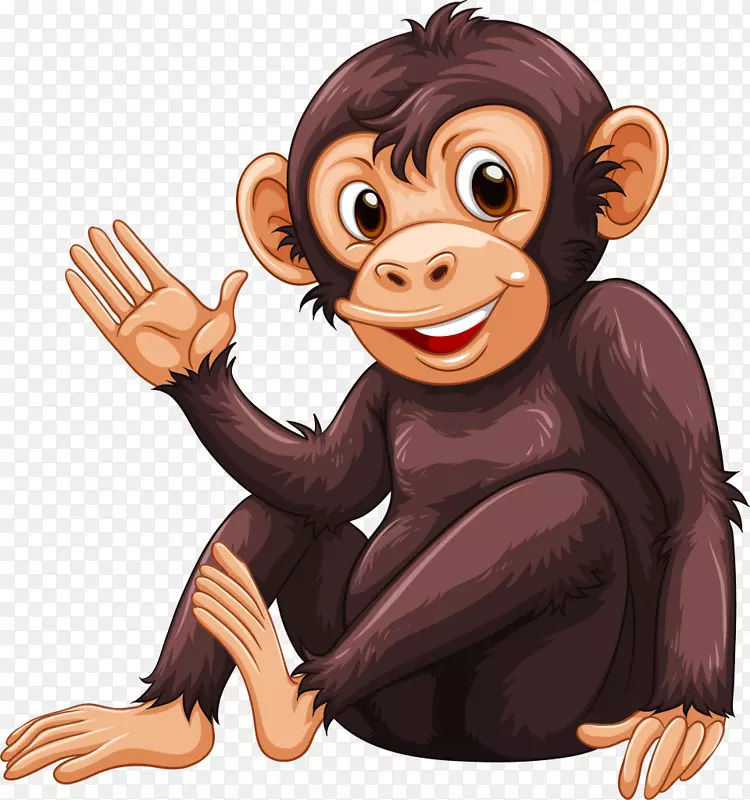 黑猩猩-免费剪贴画-鼻子