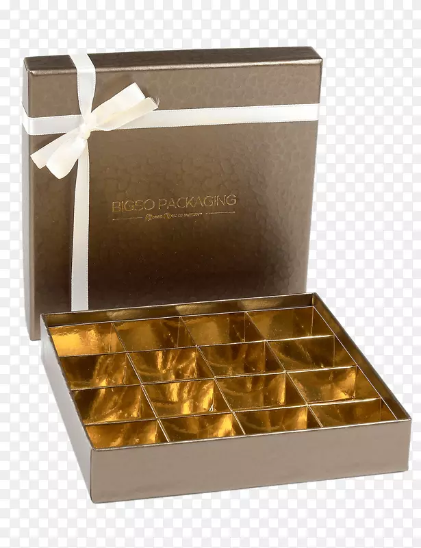 盒式铝箔包装和标签抽屉材料.巧克力