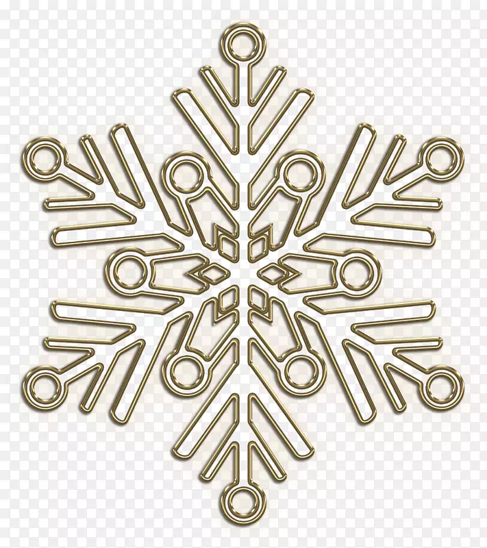 圣诞饰物圣诞装饰品珠宝首饰象征-雪花