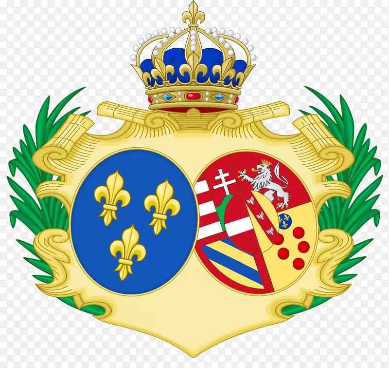 法尔内塞女王的军徽-娶伊丽莎白·法内塞为妻-法国