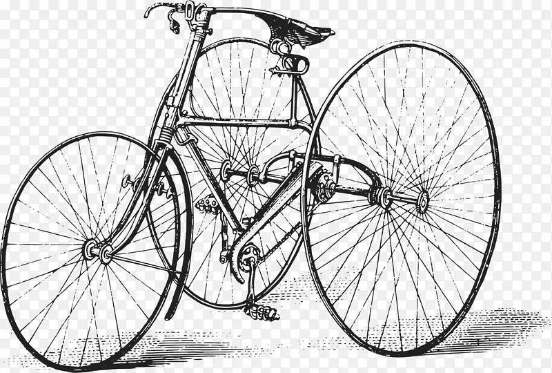 自行车绘图三轮车剪贴画.自行车