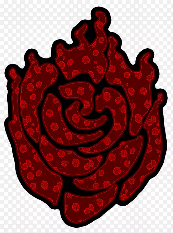 玫瑰画布莱克颠茄符号