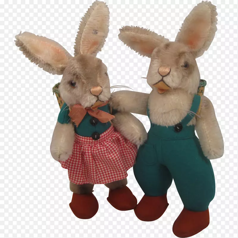 兔子、复活节兔子、毛绒玩具和可爱的玩具-幸运的兔子奥斯瓦尔德