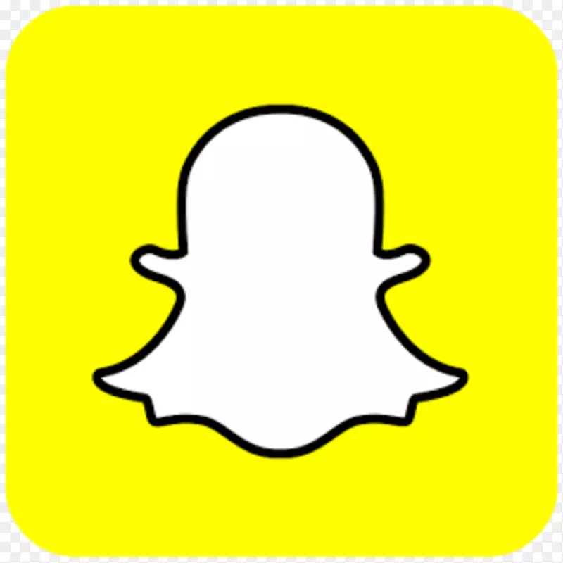 Snapchat标识广告社交媒体-Snapchat