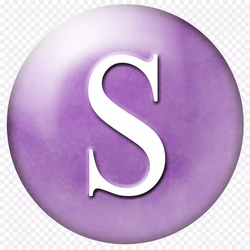 紫丁香紫罗兰紫色符号字体-紫色