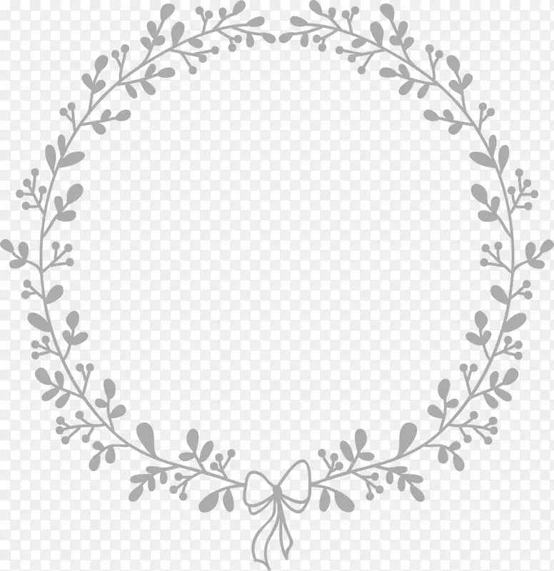 工艺婚礼艺术剪贴画圆框