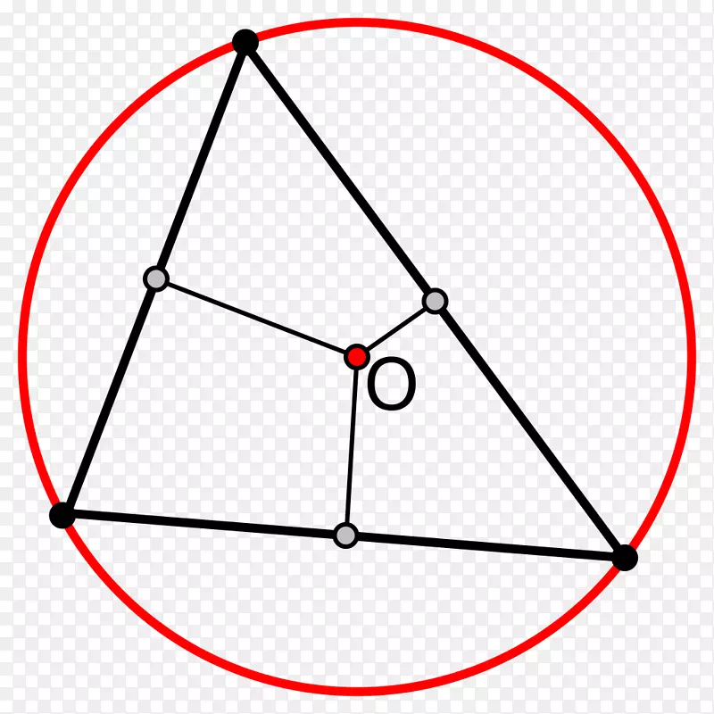 外接圆三角形erdibitzaile正中三角形
