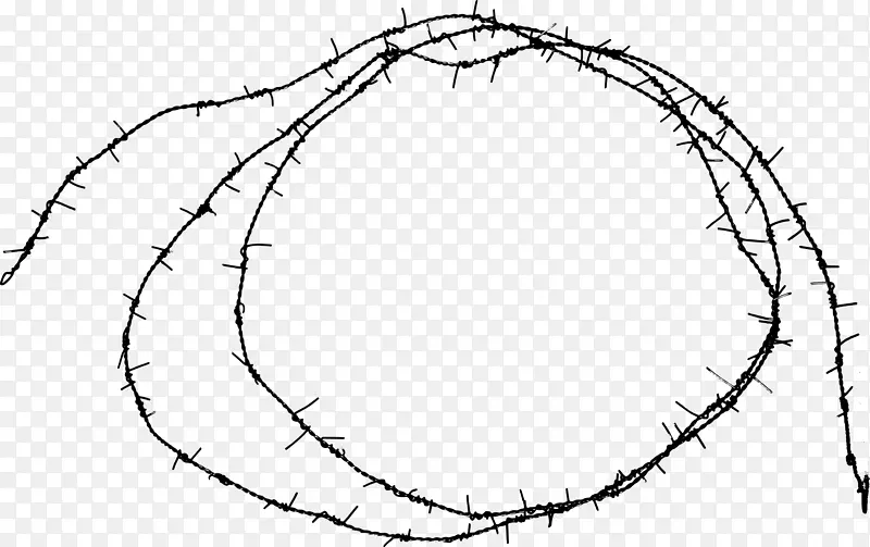 接线图带刺电线电子线路图圆框架