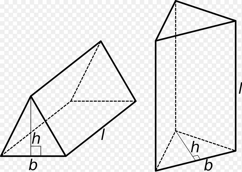 三角形矩形三角棱镜金字塔-三角形