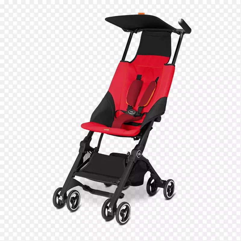 婴儿运输婴儿红色婴儿车座椅-婴儿车
