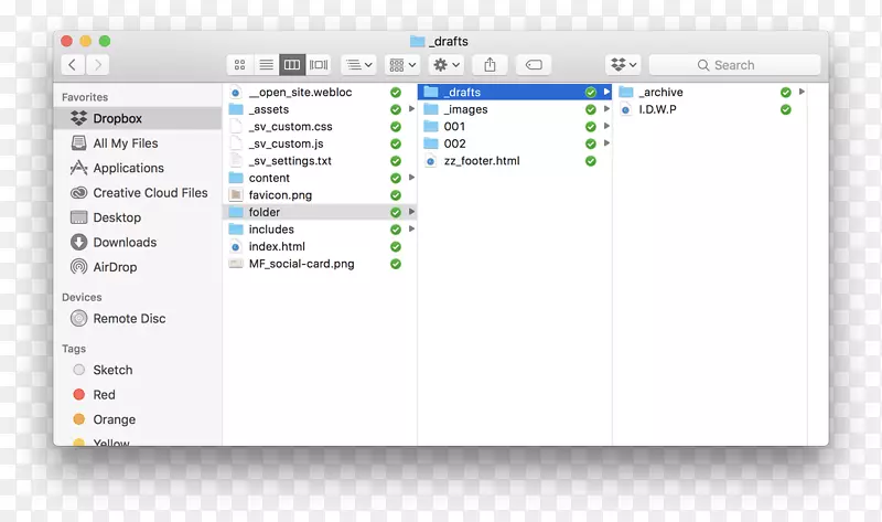 MacOS服务器查找器adobe Lighttroom-文件夹