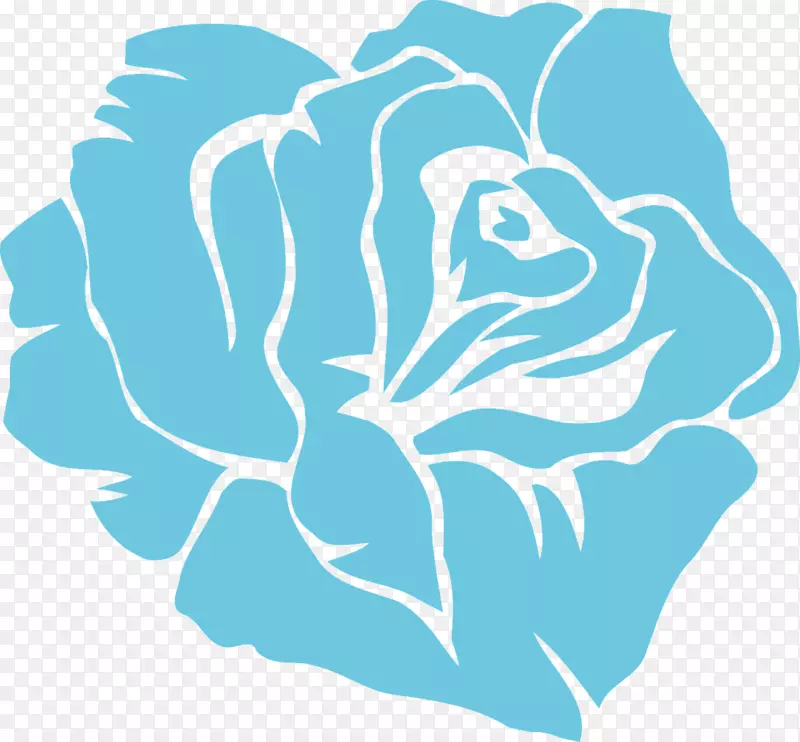 蓝玫瑰夹艺术百合花