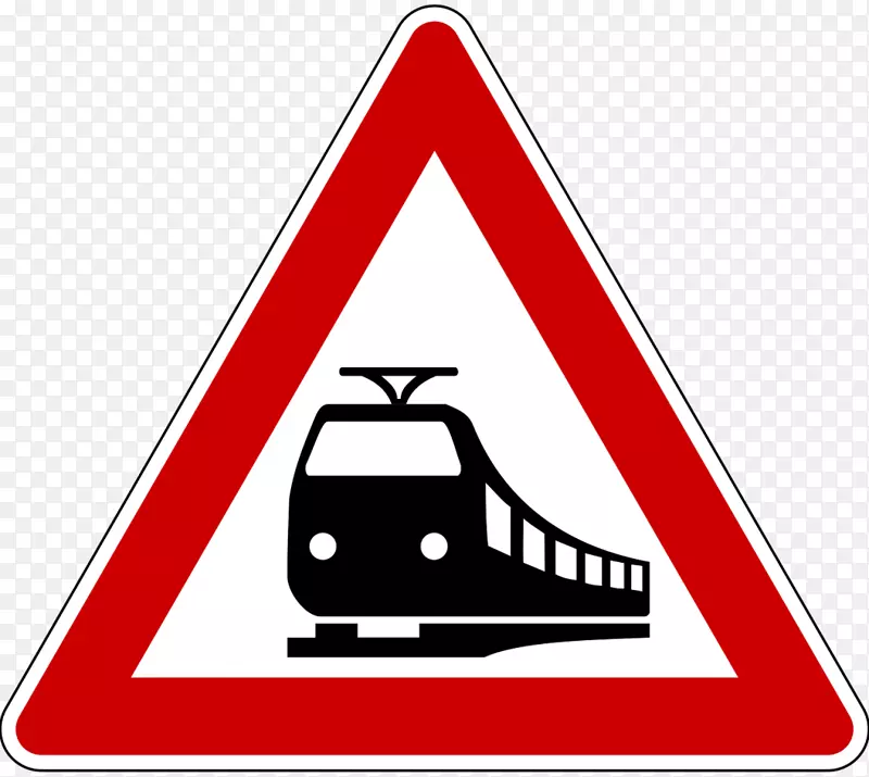 列车交通标志汽车剪辑艺术-交通标志