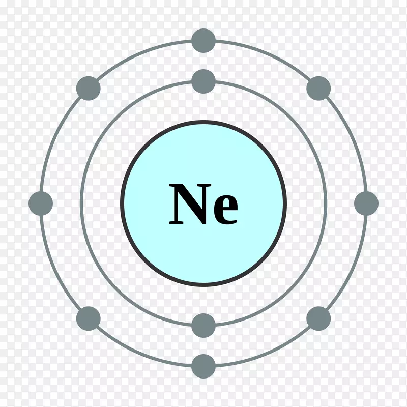 氖电子构型，惰性气体价电子刘易斯结构-表