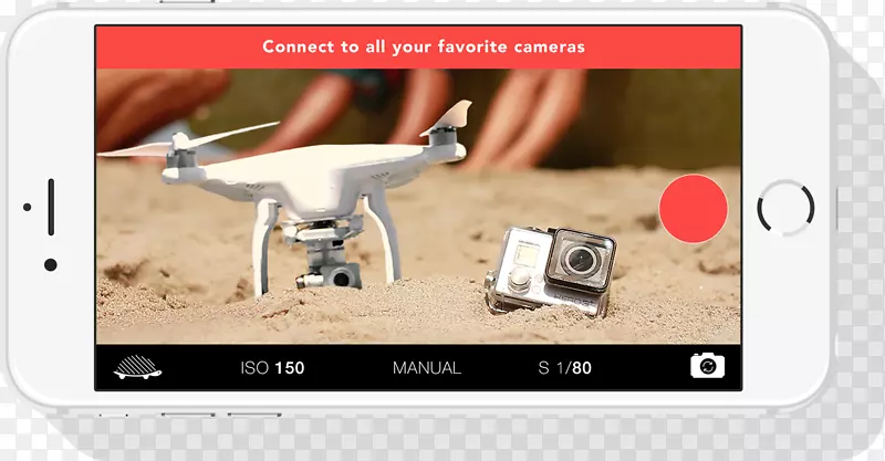 无人驾驶飞行器DJI幻影行动相机-GoPro相机
