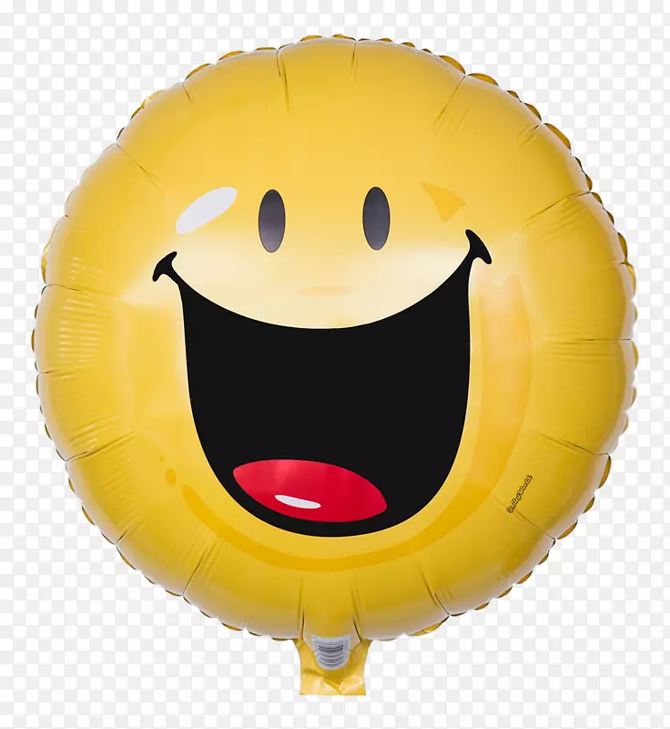 笑笑表情玩具气球-微笑