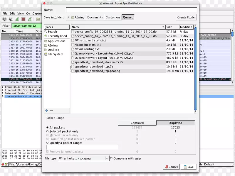 计算机软件Wireshark速成测试.net下载传输控制协议-txt文件