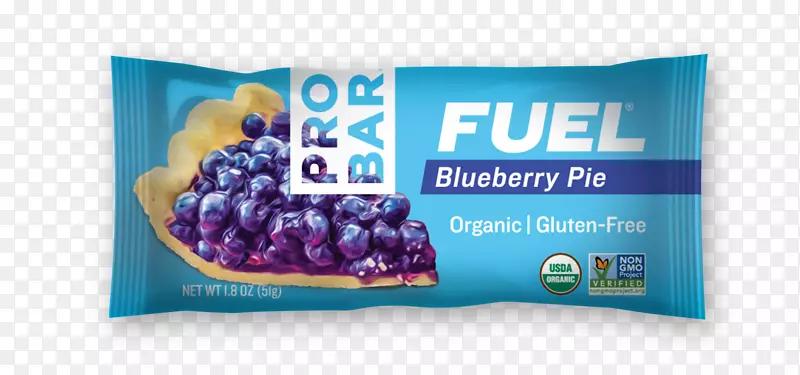 能量棒有机食品燃料零食-蓝莓
