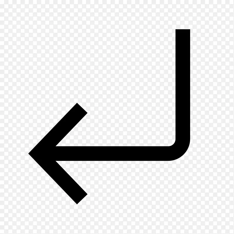 计算机图标符号箭头-左箭头