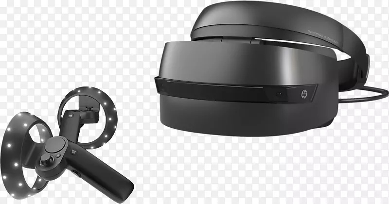 虚拟现实耳机戴尔头盔显示器惠普视窗混合现实虚拟现实耳机