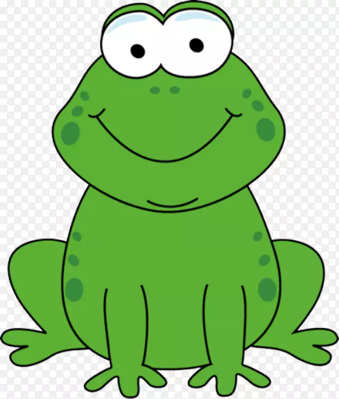 青蛙剪贴画-可爱