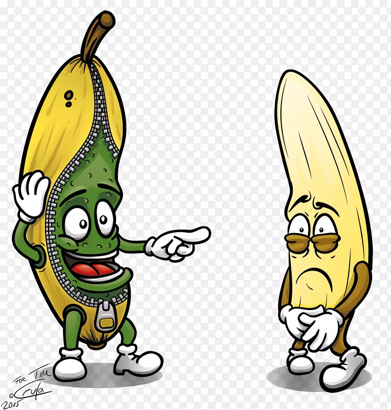 卡通食品水果剪贴画-黄瓜