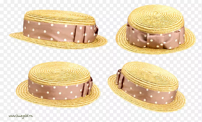 草帽头巾服装附件面包