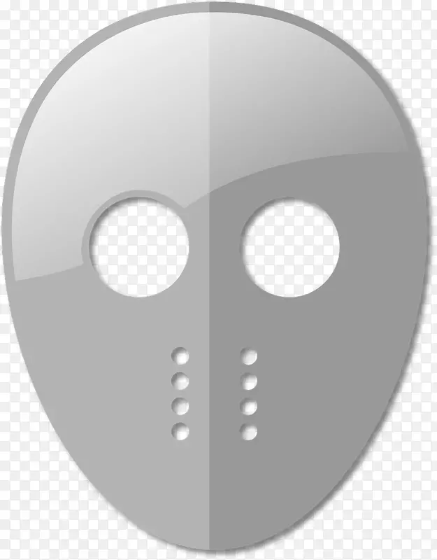贾森沃尔希斯球门面具曲棍球剪辑艺术面具
